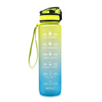 Motivational Water Bottle Cycling Leakproof