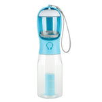 Portable Cat Dog Water Bottle Food Feeder