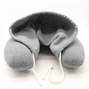 Hooded Travel Neck Pillow