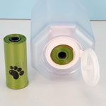 Portable Cat Dog Water Bottle Food Feeder