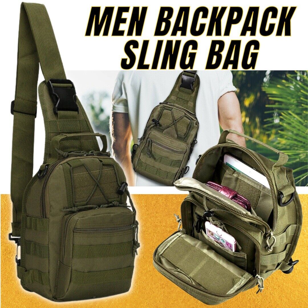 Tactical Sling Chest Pack Shoulder Bag