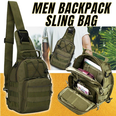 Tactical Sling Chest Pack Shoulder Bag