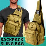 Waterproof Tactical Sling Chest Pack Shoulder Bag